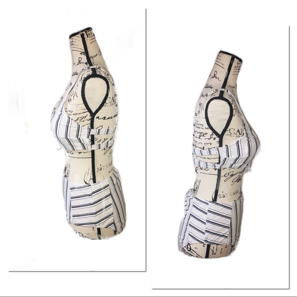 •LAST 1! NWT Striped High Waisted Bikini • - Picture 6 of 8